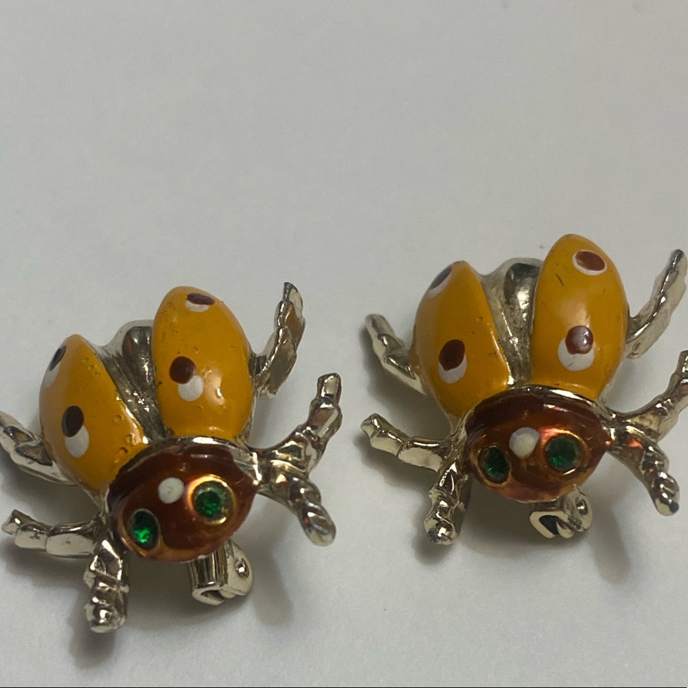 Little Bug Lady Bug Brooches